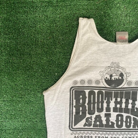 Vintage 90s Boot Hill Saloon Tank Top Biker Motorcycle Tee - Picture 6 of 8